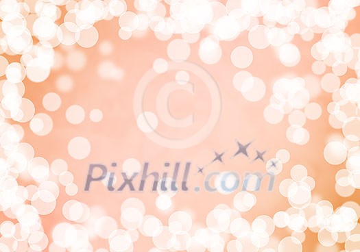 Abstract background pink image with bokeh lights