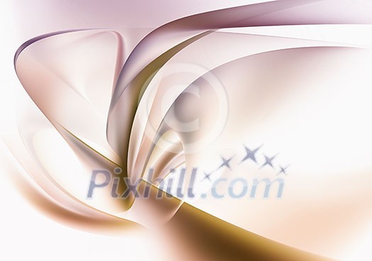 Background abstract image with loops and springs Background abstract image with loops and springs