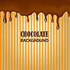 vector holiday background with chocolate stains with place for text