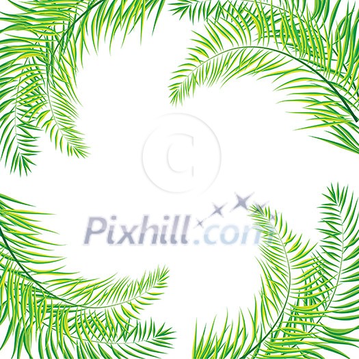 Vector Illustration of a Natural Background with place for text