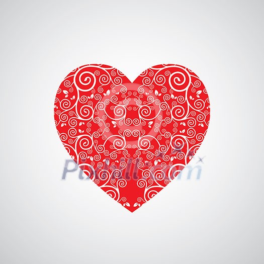 vector heart shape vintage design vector heart shape vintage design