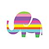 cute elephant vector cartoon style 