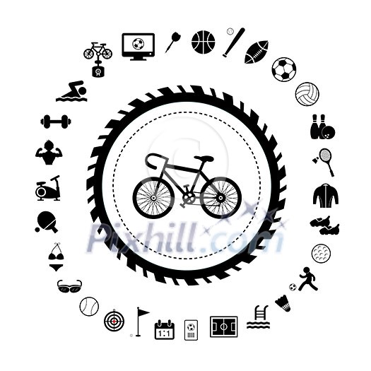 vector basic icon set for sport vector basic icon set for sport