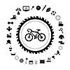 vector basic icon set for sport 