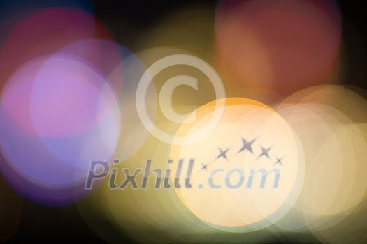 Abstract blurry bokeh background - intentionally defocus lights of a city
