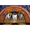 Interior of orthodox christian St. George church in Topola, Serbia