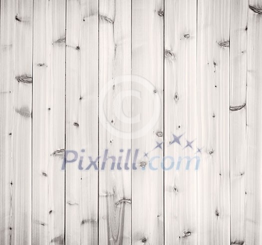 Pale light gray wood background of wooden planks showing woodgrain texture