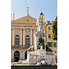 Monument to Giuseppe Garibaldi in Nice, France, is one of the city's tourist attractions