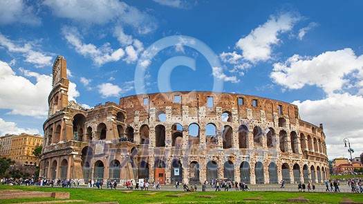 photo of the Colosseum in Rome, Italy