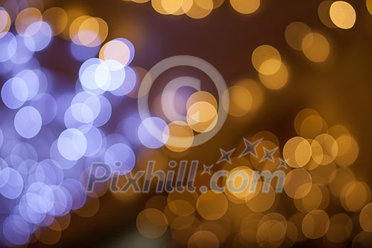 Natural bokeh. Photo of holidays lights blurred, small DOF Natural bokeh. Photo of holidays lights blurred, small DOF