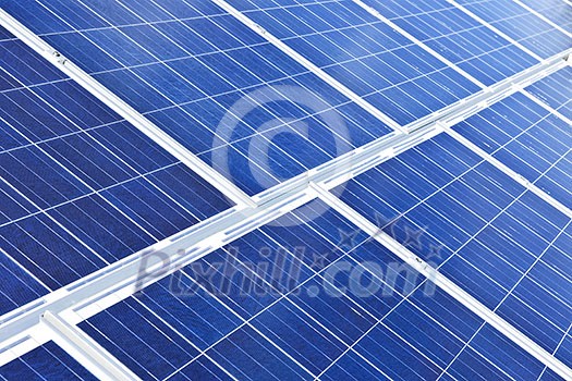 Array of alternative energy photovoltaic solar panels