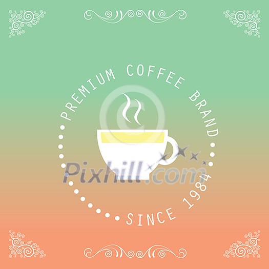 vector vintage coffee badges and label vector vintage coffee badges and label