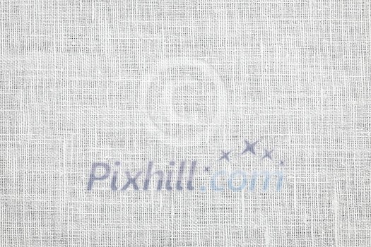 White linen woven fabric background or texture