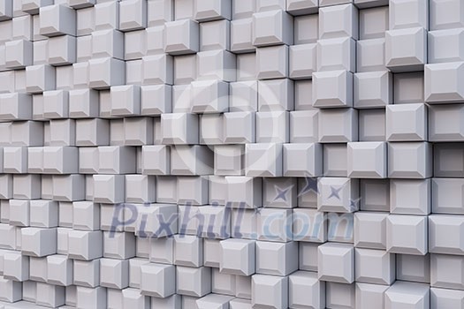 Background image of futuristic concept with silver cube elements Background image of futuristic concept with silver cube elements