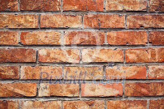 close up red old brick wall texture close up red old brick wall texture