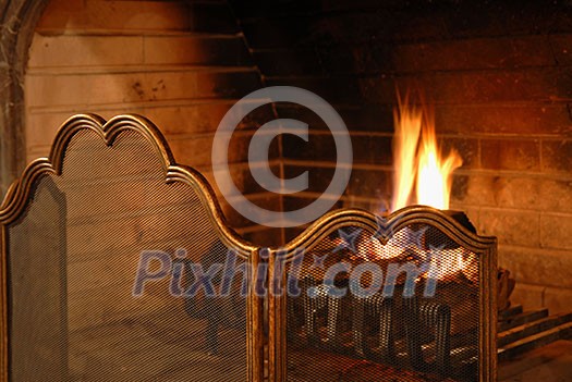 fireplace fireplace