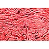 Close up of lean red raw ground meat