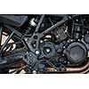 Motorbike Engine - Modern powerful performance road motorbike engine(motor unit - clean and shiny