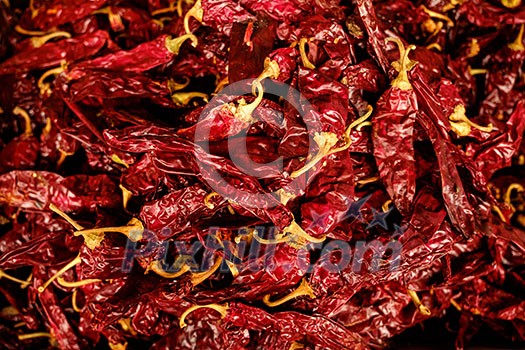 Dry red pepper. Food background. Dry red pepper. Food background.