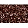 Background from fresh roasted coffee beans