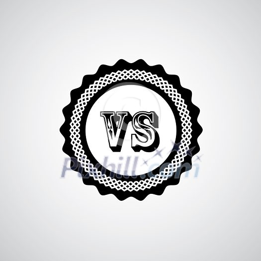 vector versus sign for battle concept vector versus sign for battle concept