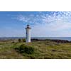 Historic fortress and lighthouse island in Baltic sea