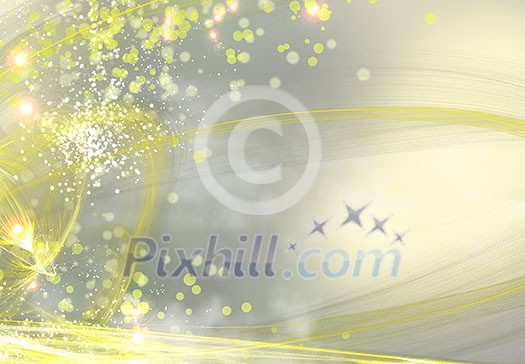 Colorful abstract background with lights and loops Colorful abstract background with lights and loops