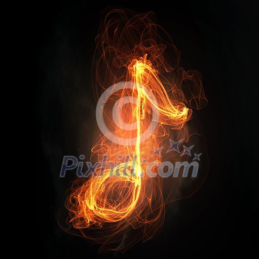 Music light glowing symbol on dark background Music light glowing symbol on dark background