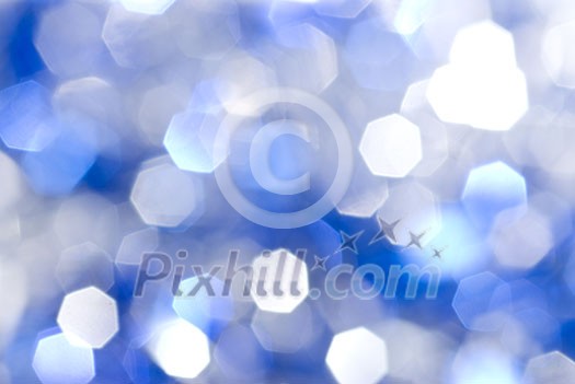 blue light background