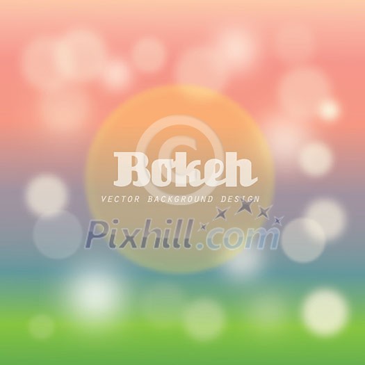 vector background with bokeh effect vector background with bokeh effect