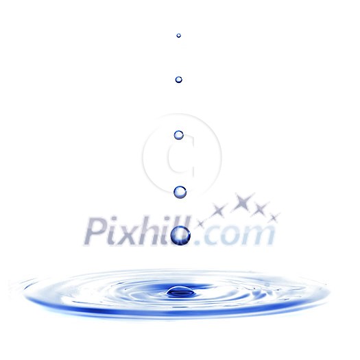 water splash with drops isolated on white water splash with drops isolated on white