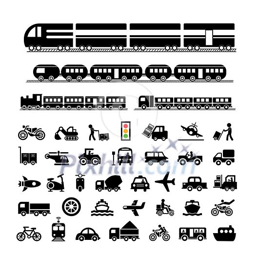 vector basic icon for transport vector basic icon for transport