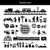 traveler explorer icon on white background   