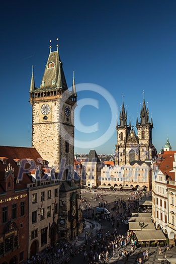 Old Town Square in Prague, Czech republic Old Town Square in Prague, Czech republic