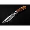 Hunting Knife on a black background