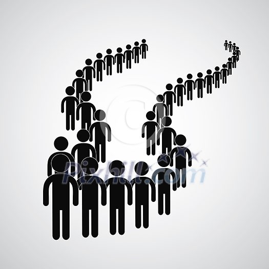 Long queue symbol vector format Long queue symbol vector format