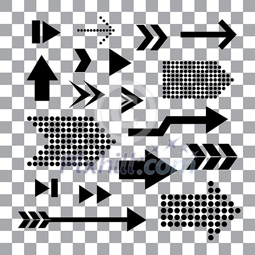 vector arrow pointer symbol set vector arrow pointer symbol set