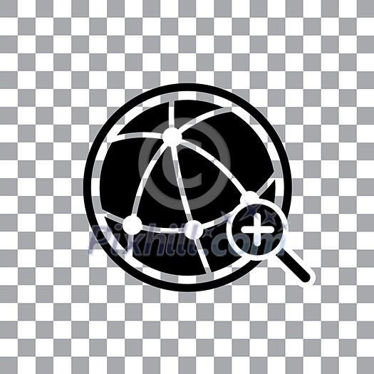 vector worldwide searching symbol around the world vector worldwide searching symbol around the world