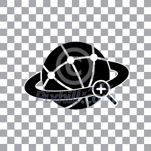 vector worldwide searching symbol around the world vector worldwide searching symbol around the world