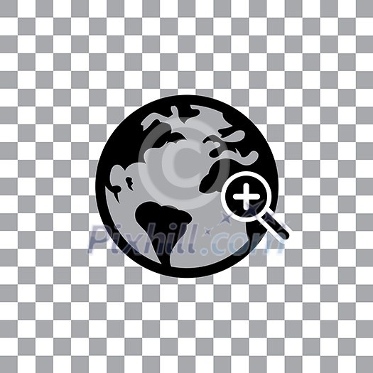vector worldwide searching symbol around the world vector worldwide searching symbol around the world