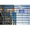 Photo of European Parliament. Meetings of the whole Parliament ,plenary sessions, take place in Brussels.