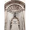 The Mannekin Pis in Brussels, Belgium is a famous statue of a urinating boy.