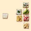 many different sandwiches with a variety of healthy ingredients on a light background , copy space flat lay