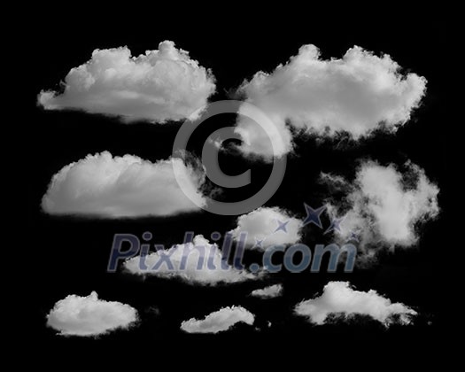 Abstract design, pattern of white clouds on a dark background.can be used as a background for your ideas Abstract design, pattern of white clouds on a dark background.can be used as a background for your ideas