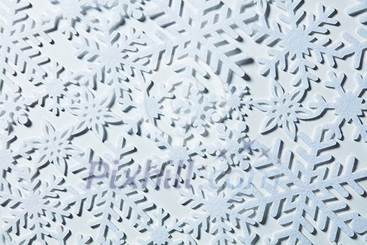 Snowflakes on a white background. Winter Christmas Background Snowflakes on a white background. Winter Christmas Background