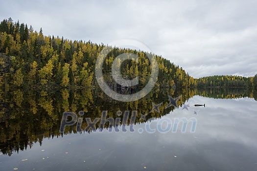 National park scenery in october