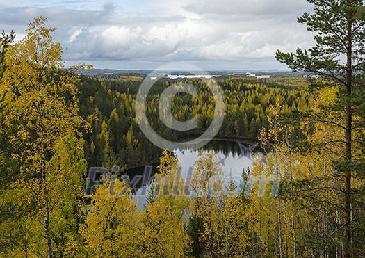 National park scenery in october