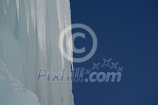 ice and snow at winter nature background ice and snow at winter nature background