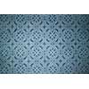 Ceramic blue tile with decorative pattern. Can used for design or background