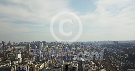 Aerial view cityscape Kiev in spring and the Olympic stadium in Kyiv, Ukraine. The Olympic National Sports Complex. 2018 UEFA Champions League Final. Drone video in 4K Aerial view cityscape Kiev in spring and the Olympic stadium in Kyiv, Ukraine. The Olympic National Sports Complex. 2018 UEFA Champions League Final. Drone video in 4K